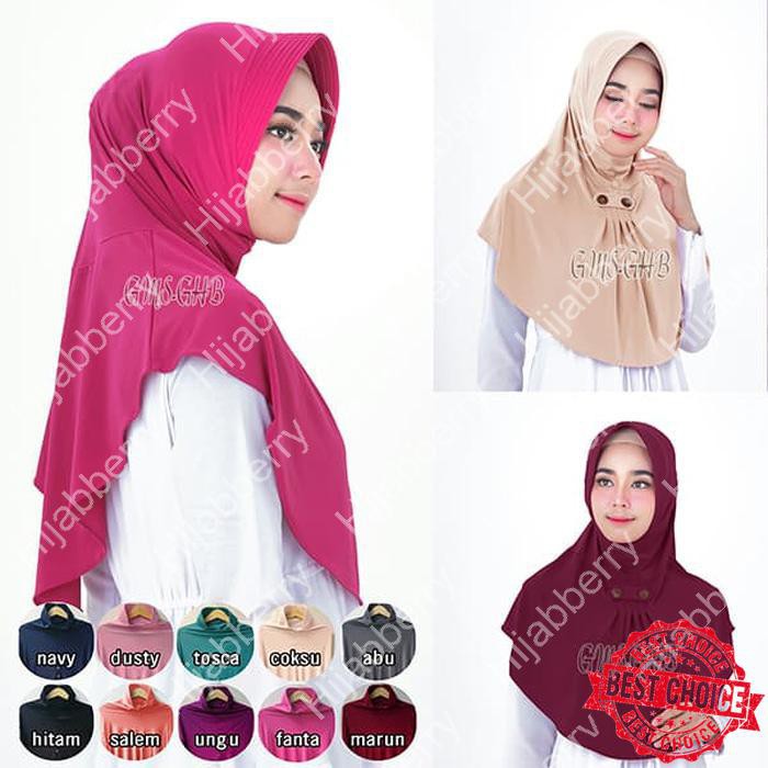 Hijab Bergo Syifa Kancing
