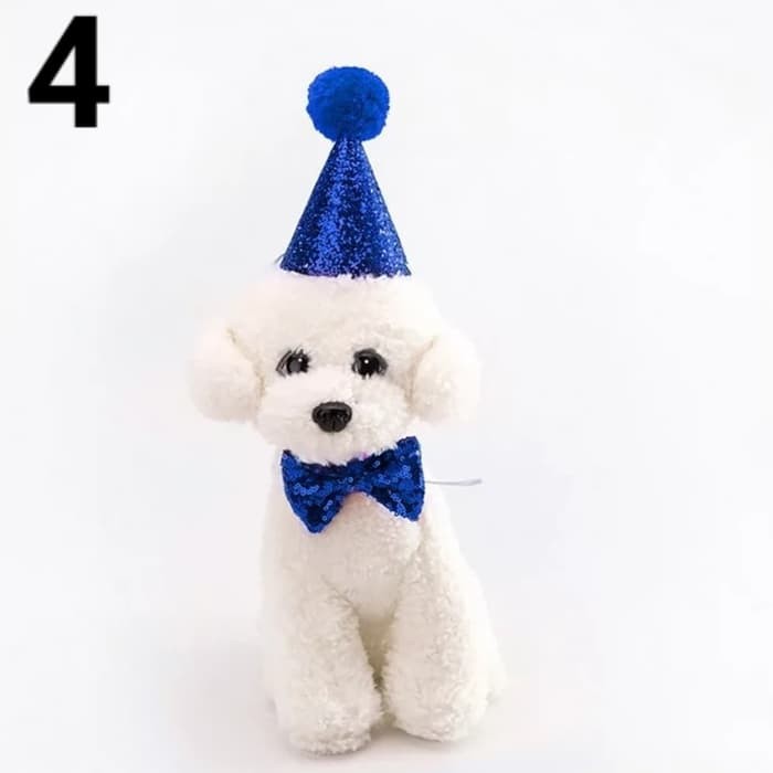 New Topi Pesta Hewan Kalung Anjing Kucing Pet Hat Dog Cat Accesories