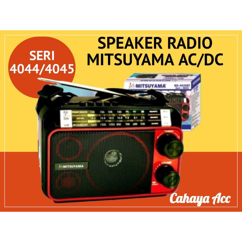 Radio speaker bluetooth usb memory MITSUYAMA MS 4045BT / MS 4044BT / MS-4020BT UNIX 8 BAND radio am fm sw