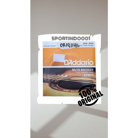 Tali Gitar / Senar Gitar Akustik D'Addario / Dadario JAMIN ORIGINAL