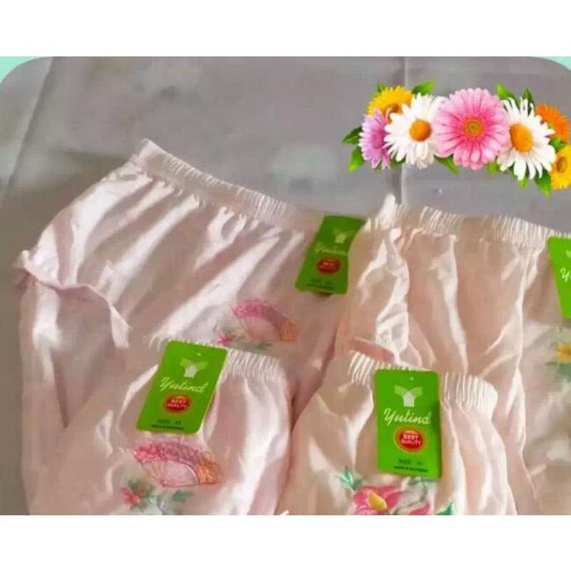 PER 1PCS CD WANITA MERK YUTIND BORDIR ORI..BAHAN KATUN