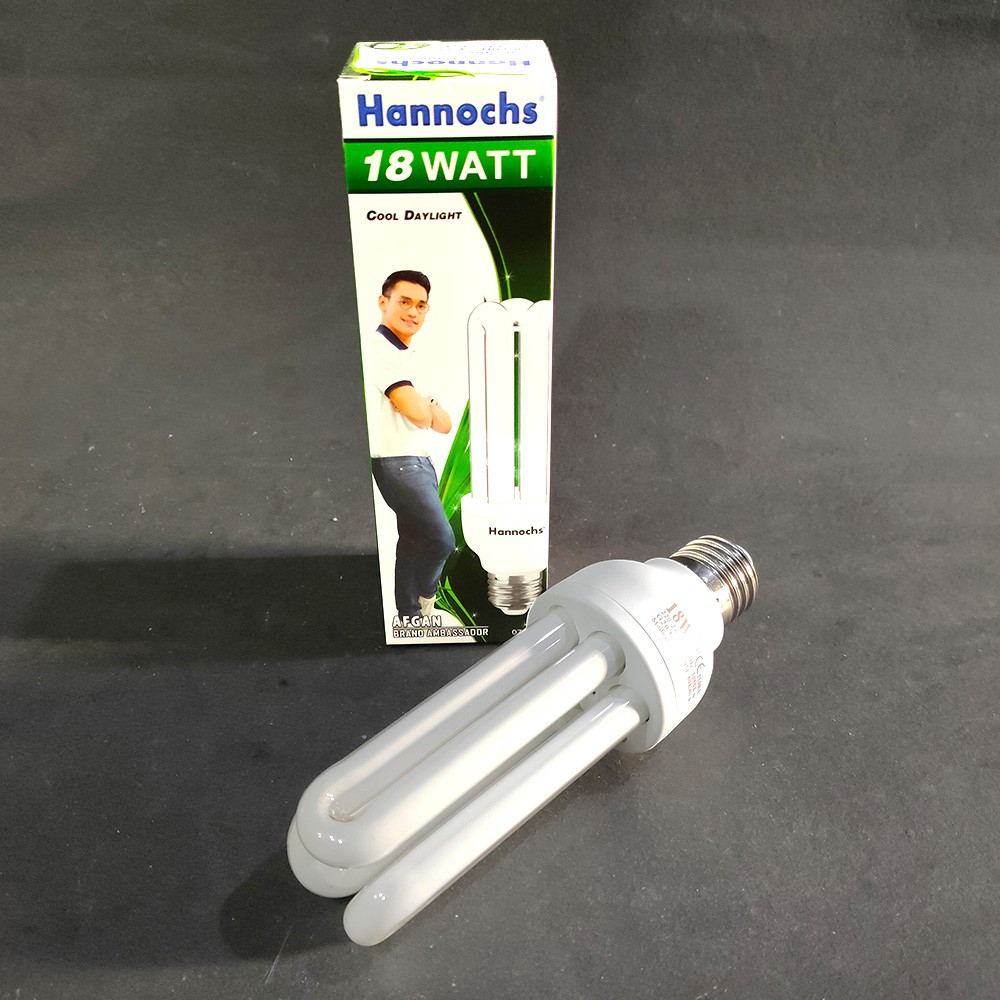 Bohlam Lampu PLC 3U HANNOCHs 18 Watt