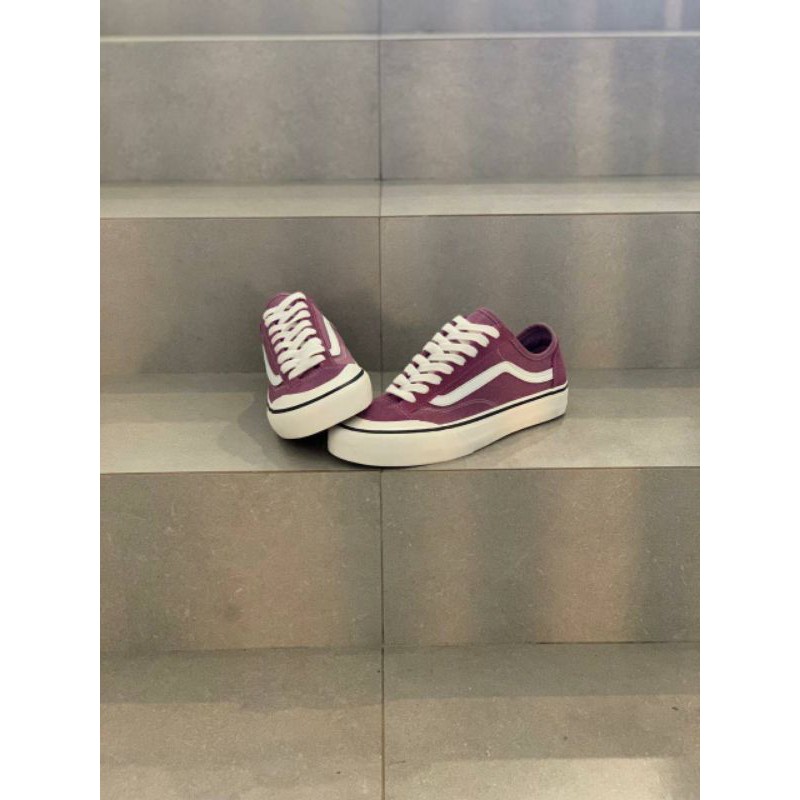 Sepatu Vans Style 36 Decon Sf Salt Wash Mellow Mauve Purple