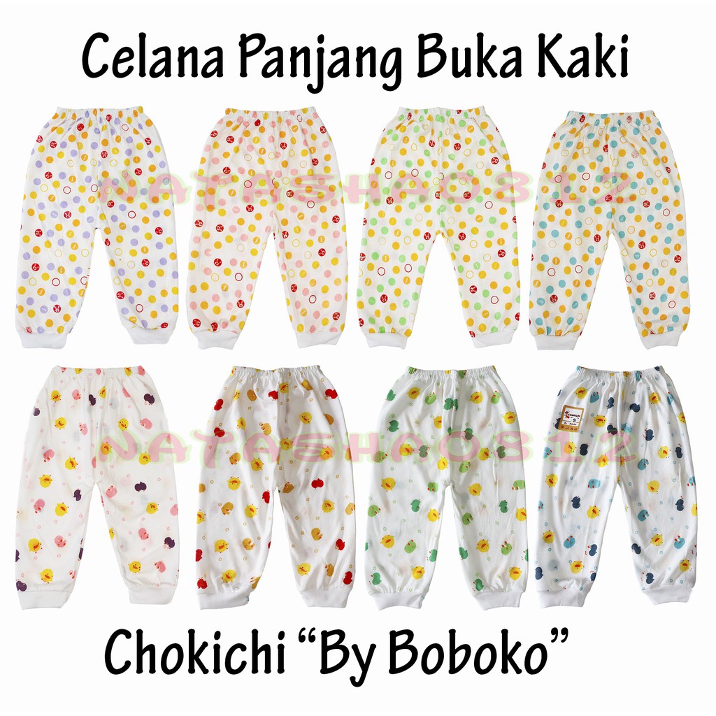 Boboko Chokichi Celana Panjang Bayi SNI S M L XL / Celana Bayi