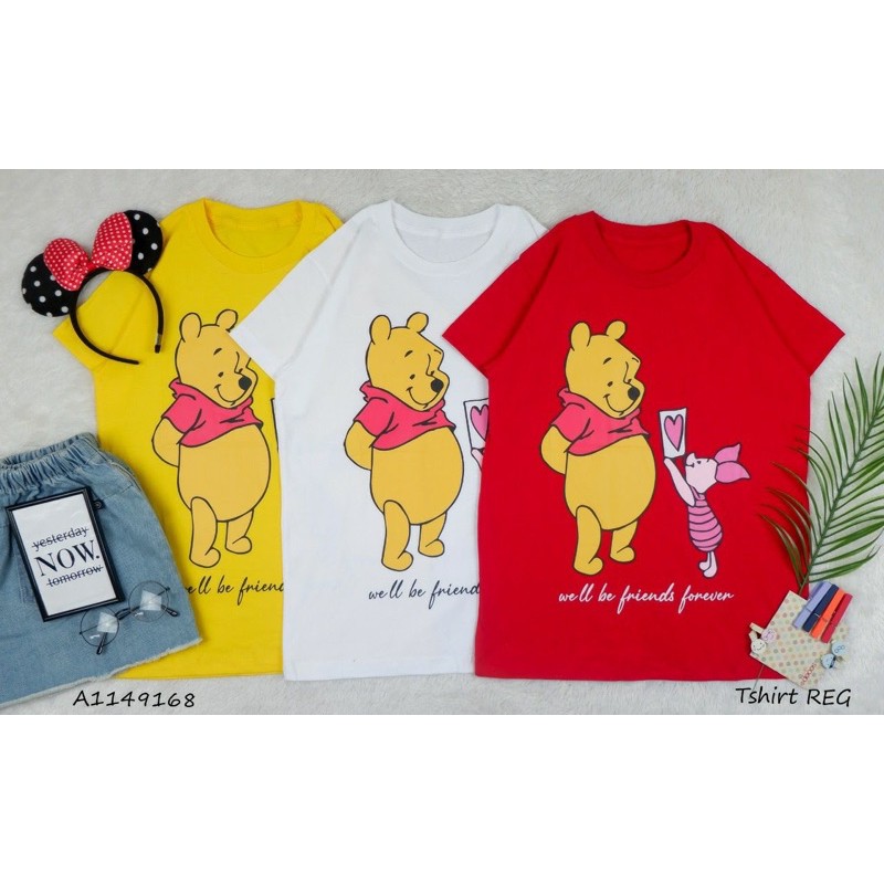 Kaos POOSY Dewasa Pooh