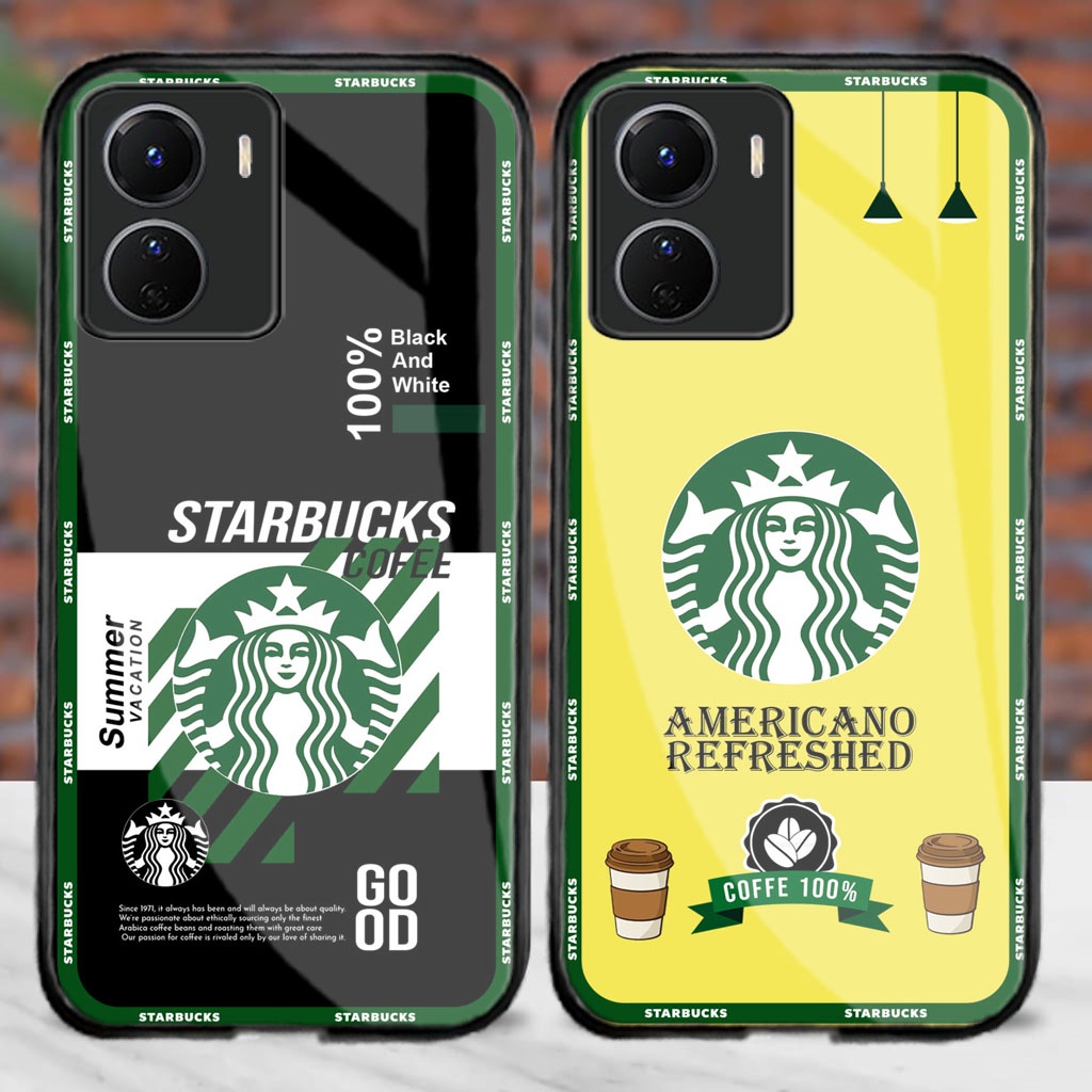 Softcase Glass Kaca VIVO Y16 2022 Terbaru [M184] Casing HP VIVO Y16 2022 Terbaru - Case HP VIVO Y16 