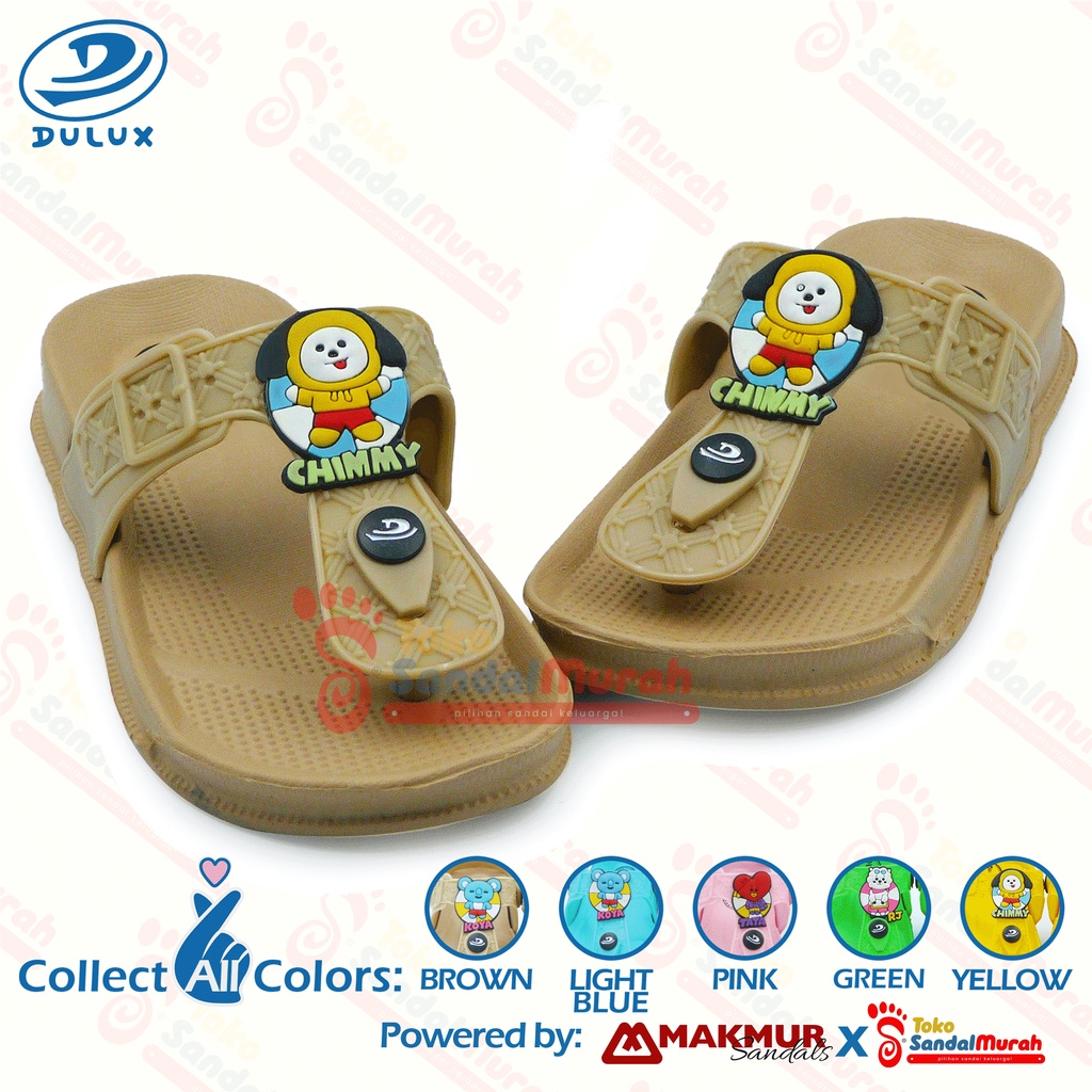 Toko Sandal Murah - Sandal Jepit Anak BT21 Model Terbaru / Sandal Jepit Anak Perempuan Motif Lucu / Sandal Berkualitas Nyaman Anti Air / Sandal Abak Perempuan Warna Warni Ukuran 24 - 29 [TK Sendal Murah LDS 02 A M 399]