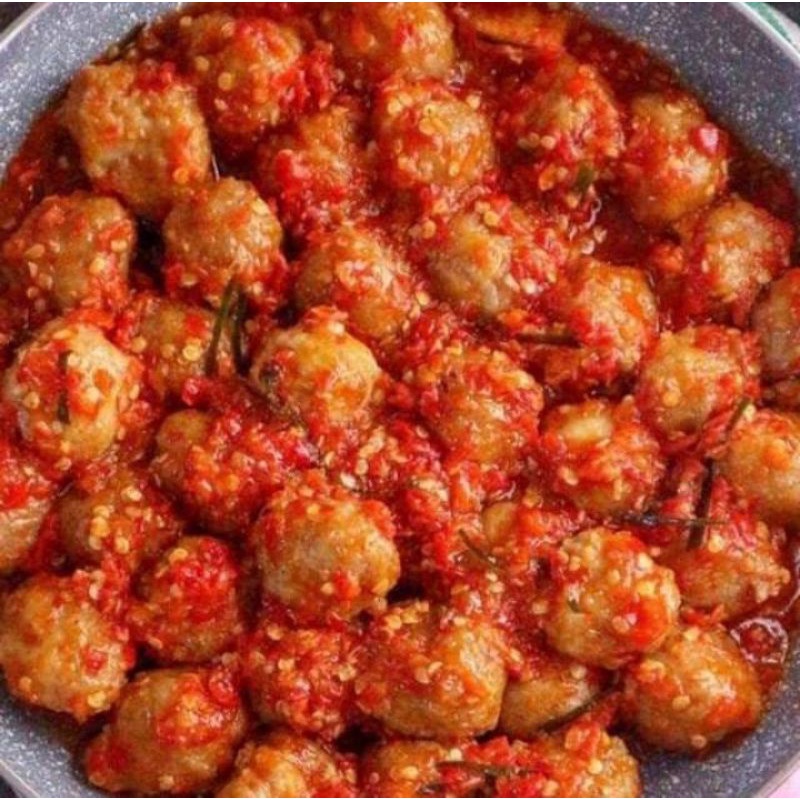 

Pentol mercon(tempat uk.500ml)sambal pisah