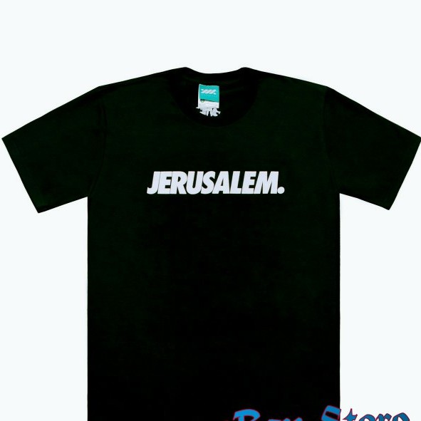Kaos Tshirt Baju Combed Distro Jerusalem Palestina Palestine wadezig polos custom indonesia cod gaza
