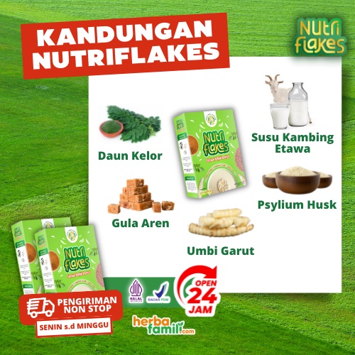 NUTRI FLAKES SEREAL ASAM LAMBUNG MAAG GERD Membantu Mengobati Asam Lambung Gerd Dan Maag Secara Alami