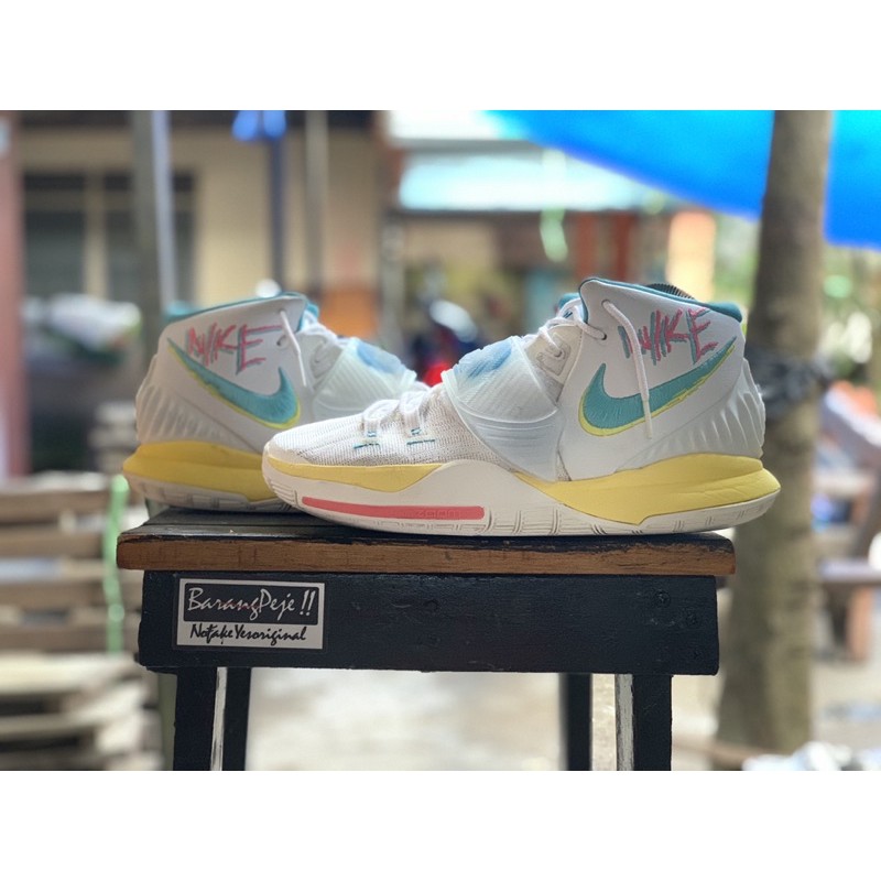 NIKE KYRIE 6 EP"NEON GRAFFITI" XDR ORIGINAL BQ4631 101