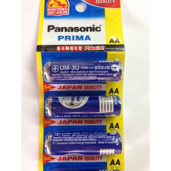 BATERAI PANASONIC AA PRIMA