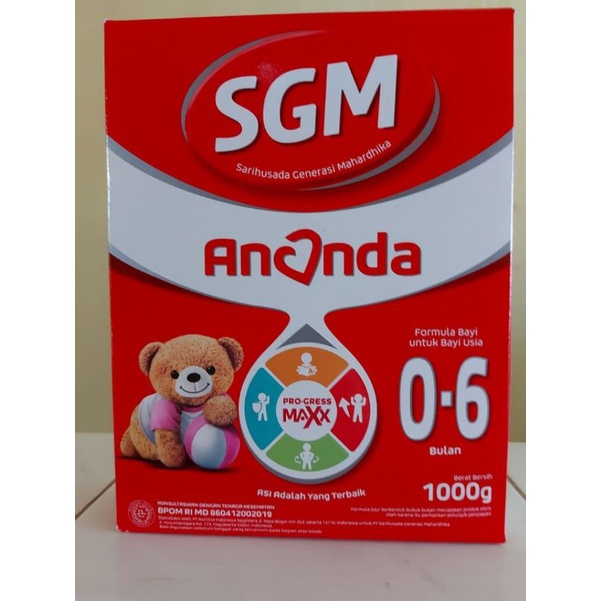 

SGM Ananda 0-6 /6-12 bulan 200gr/400gr/600gr/1000gr