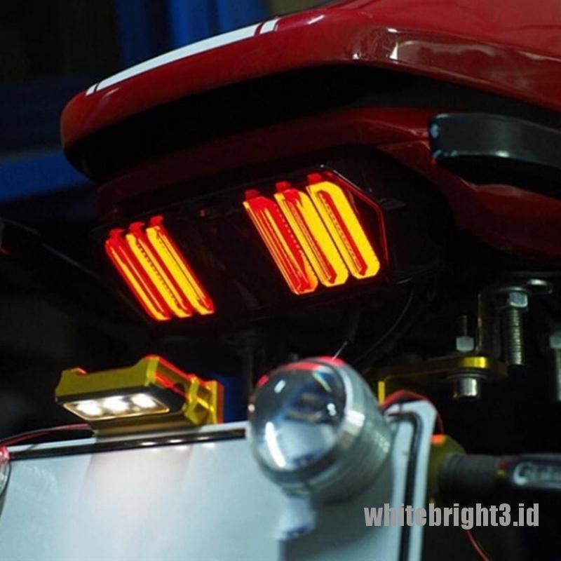 Msx125 Lampu Belakang / Sein / Rem LED Warna Putih Untuk Motor