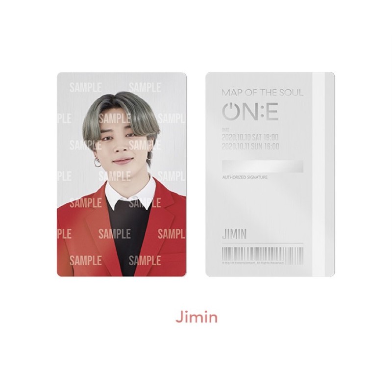 Tiket konser BTS official [Card Ticket BTS MOTS ON:E] [BOOKED]