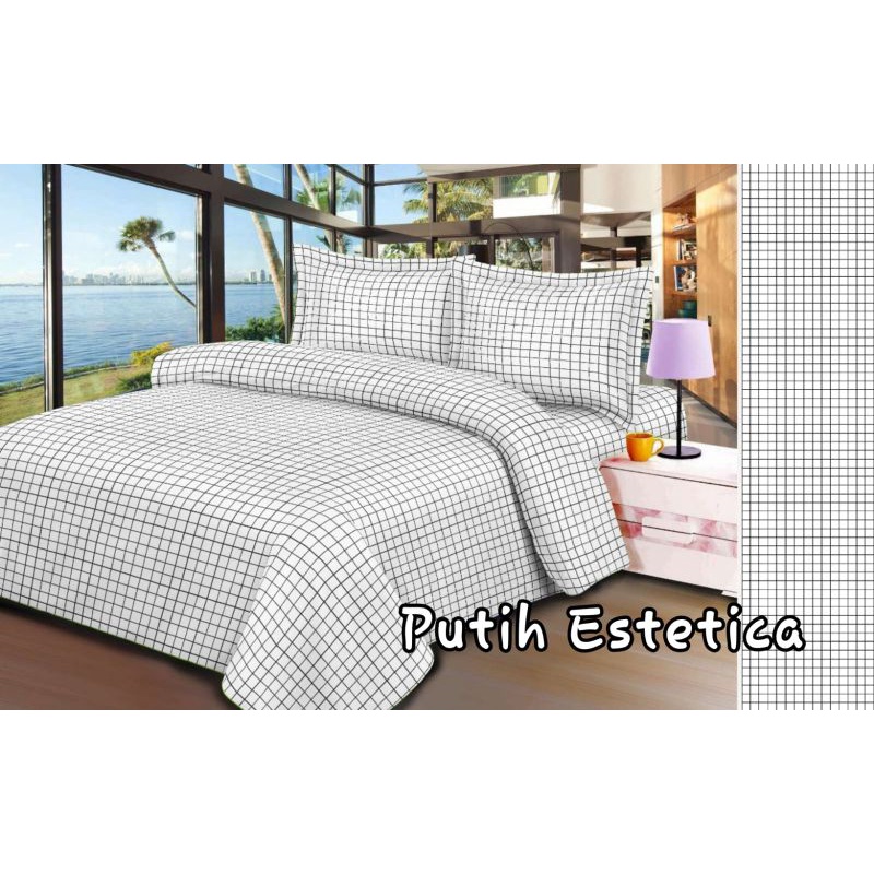 bedcover set kotak aesthetic