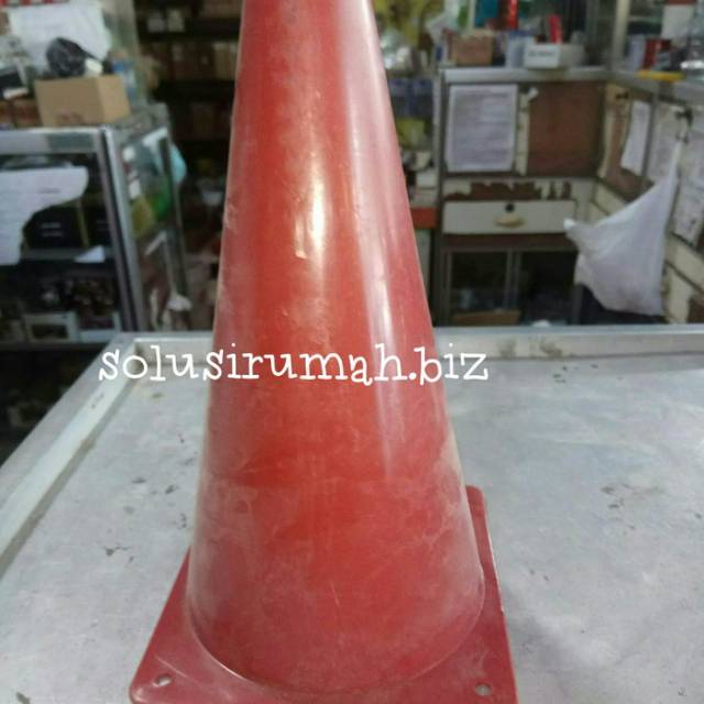 TRAFFIC CONE 25*14CM PVC KERUCUT SAFETY JALAN CONES