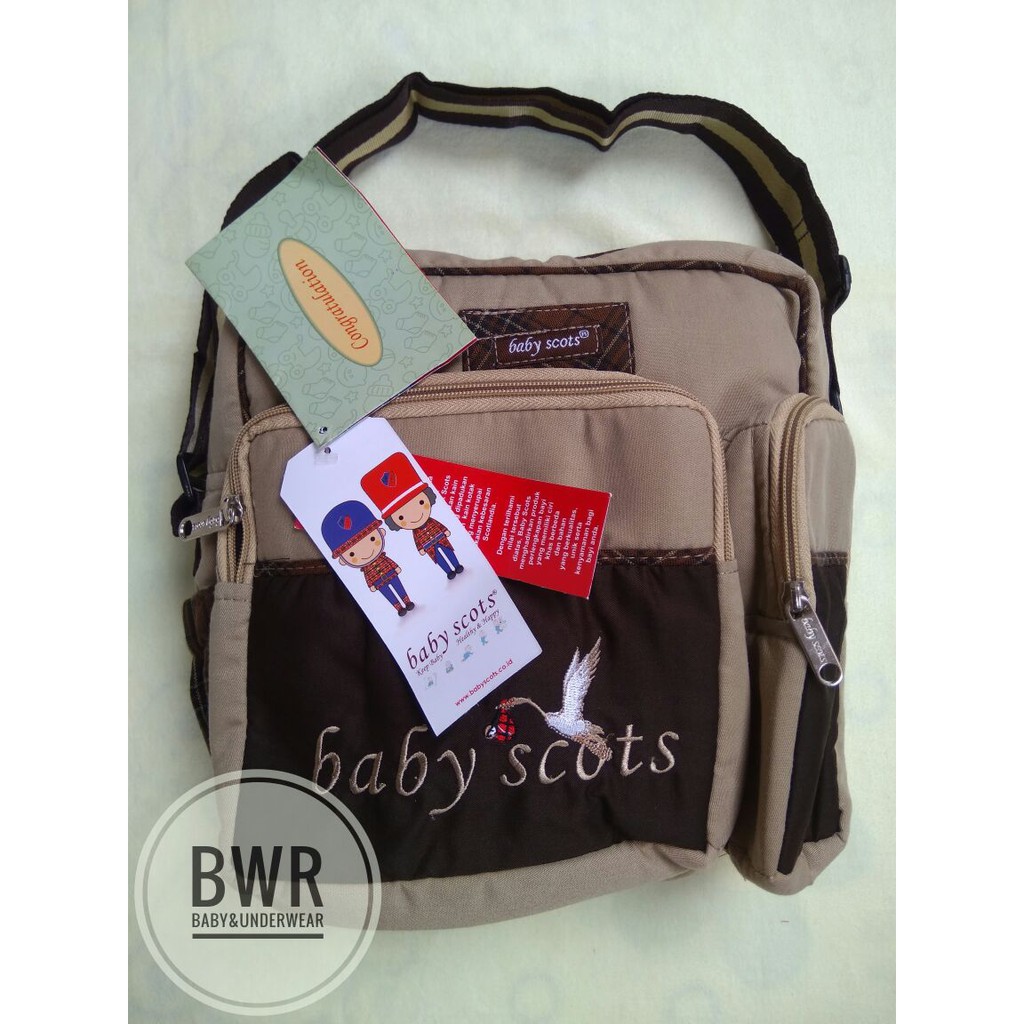 Tas Baby Scots MEDIUM | Diapers Bag ISMB015 Perlengkapan Bayi Baby Scots Reguler - Bwr