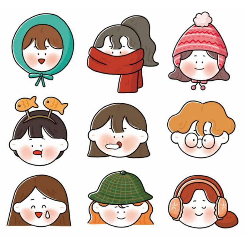 [ BOOKED ] Stiker dk holiday little wishes