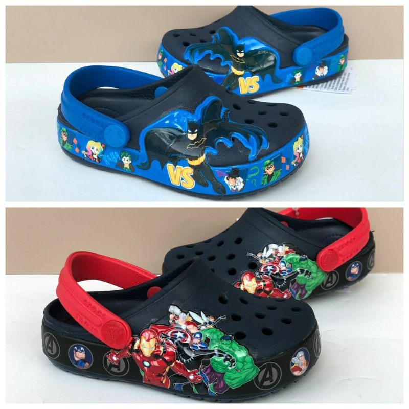 CROCS AVENGERS IRONMAN BATMAN SANDAL CROCS Anak