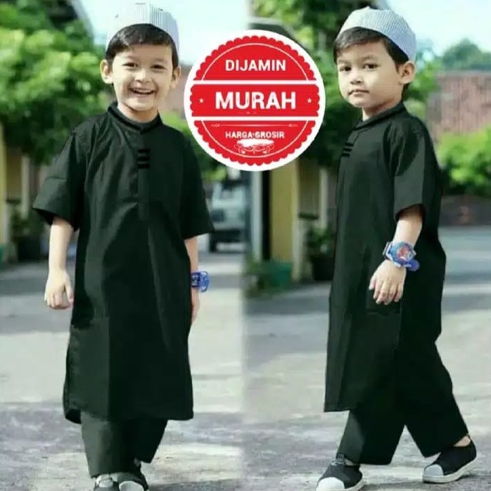 Baju Koko Anak Pakistan / Kurta Anak Pakistan 1-10 Tahun / Baju Muslim Anak