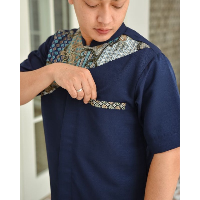 Baju Atasan Pria Baju Koko Alifa Batik