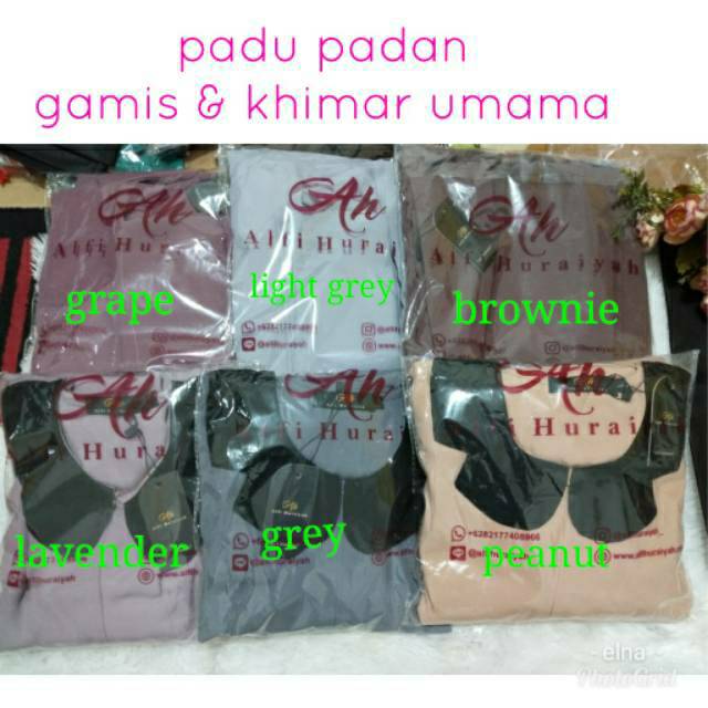 Gamis set umama ori by alfi Huraiyah