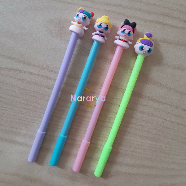 

2x Gel Pen LOL Baju / Gel Pen Karakter / Gel Pen Lucu / Pulpen Lucu / Alat Tulis Sekolah