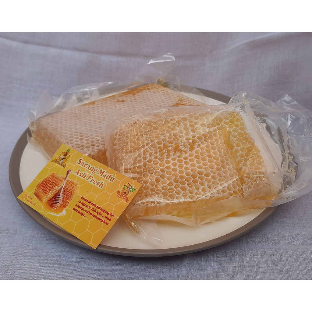 

500 Gr MADU SARANG ASLI LEBAH UNGGUL APIS MELLIFERA MADU SEHAT ASLI LANGSUNG DARI SARANGNYA