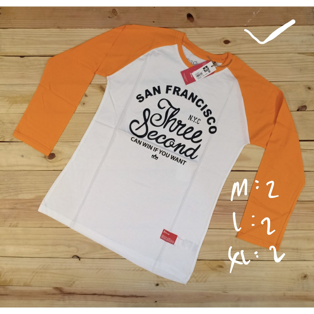 KAOS 3SECOND CEWE PANJANG