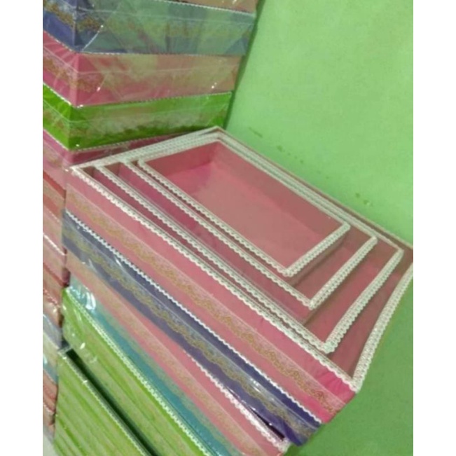 set kotak hantaran set isi 4/Kotak Parcel hantaran seserahan 1set