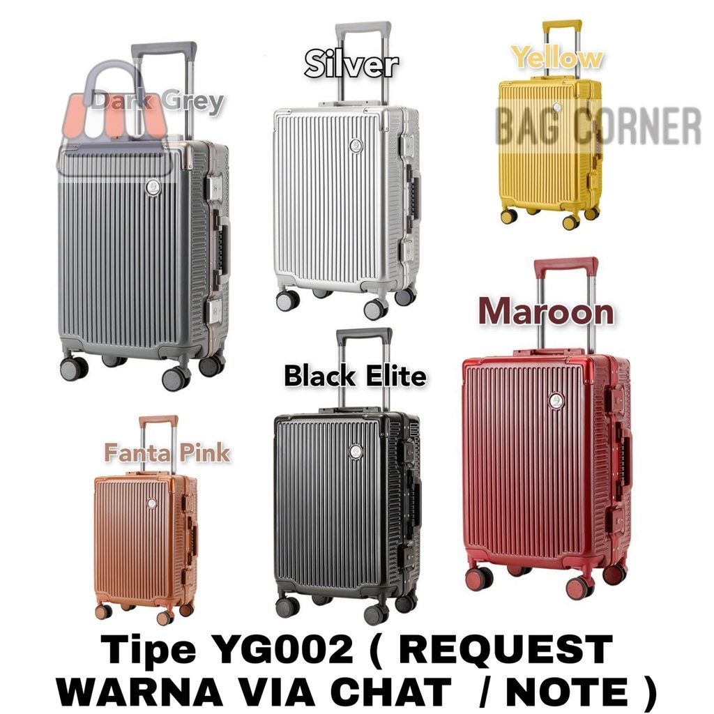 BagCorner - Koper 30 inch JUMBO GEDE bahan polycarbonite anti pecah original brand ROAMING YG002