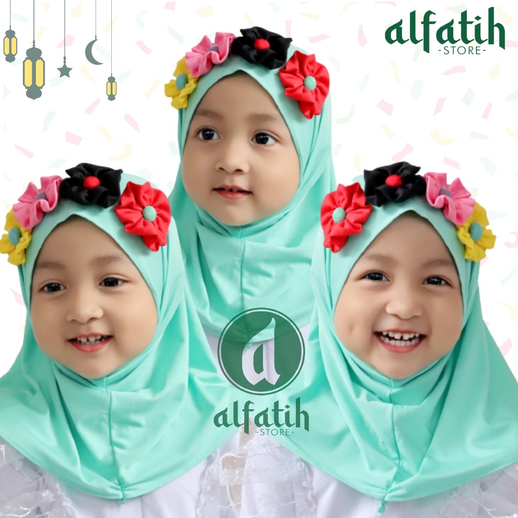 ALFATIH STORE / JILBAB ANAK SYIRIA MAWAR / KERUDUNG BAYI LUCU CANTIK / HIJAB ANAK MURAH POPULER COD HIJAB BAYI COD / KERUDUNG ANAK HIJAB HIJAB ANAK BAYI PEREMPUAN / HIJAB ANAK / JILBAB ANAK BAYI USIA  0-3 TAHUN BAHAN JERSEY PREMIUM NYAMAN DI PAKAI