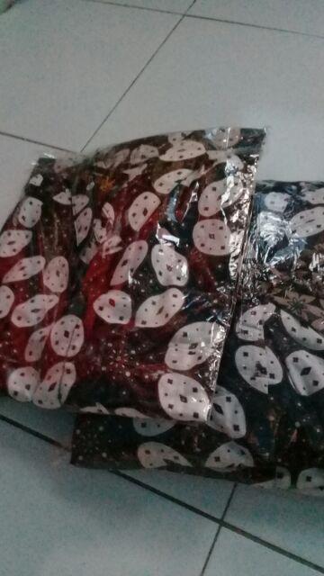 Gamis Batik Jazzy Motif Tenun Songket Tribal Big Size Jumbo Xxl Ld 110 Seragam Batik Kerja Murah