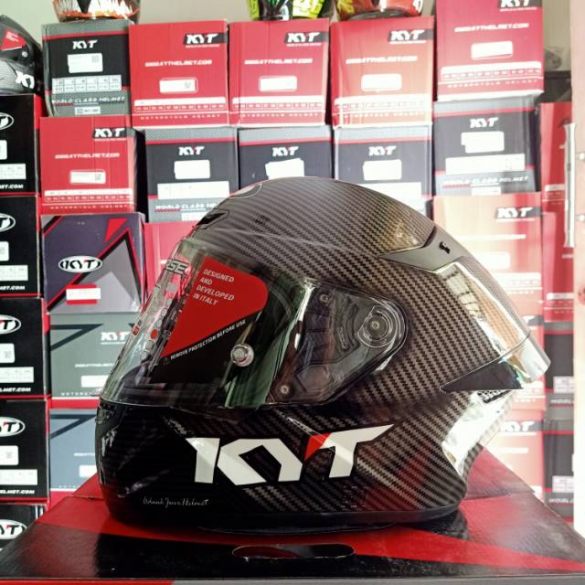 KYT TT Course Carbon Glosy Repaint Water Decal