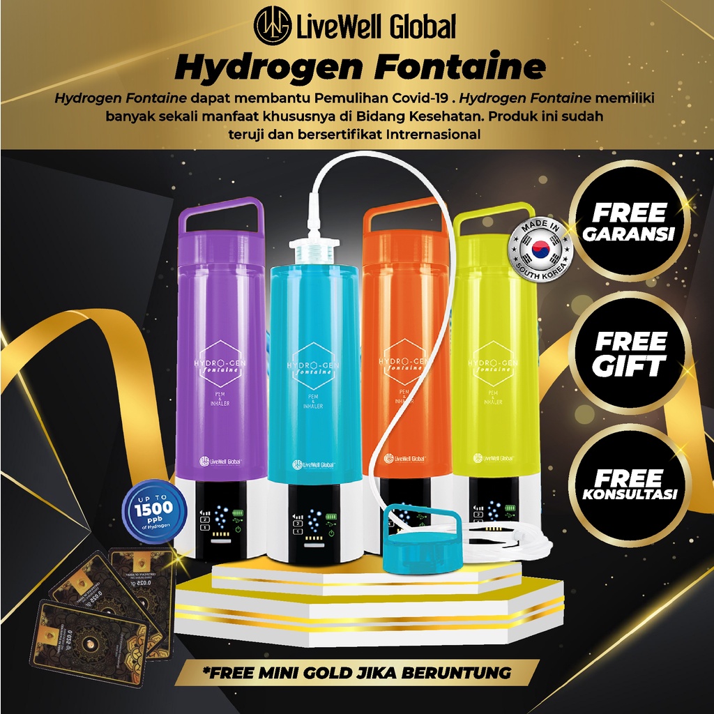 ‼️ READY SIAP KIRIM ‼️ HYDROGEN FONTAINE | MENAIKKAN IMUN &amp; SATURASI OKSIGEN | ORIGINAL &amp; BERGARANSI