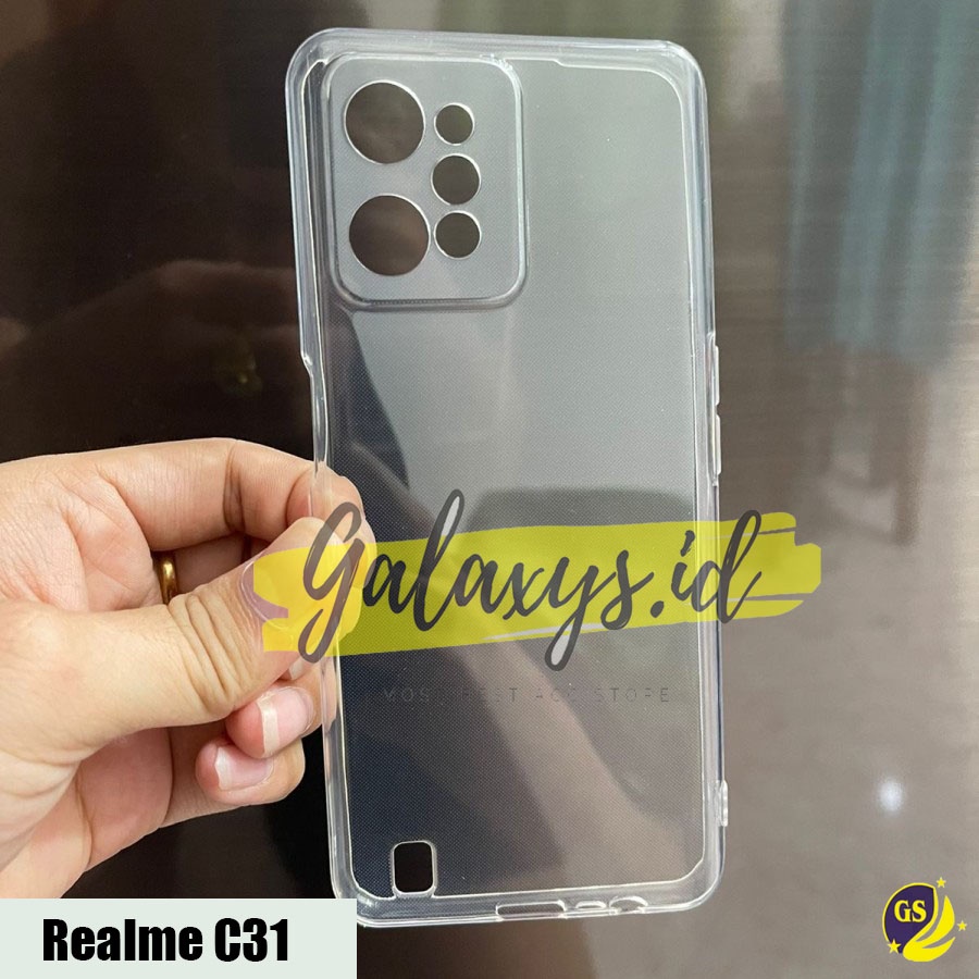 Realme C30 / C35 / C31 2022 / Realme 9I Clear Case Premium 2.0mm TPU Transparan Bening Ultra Casing