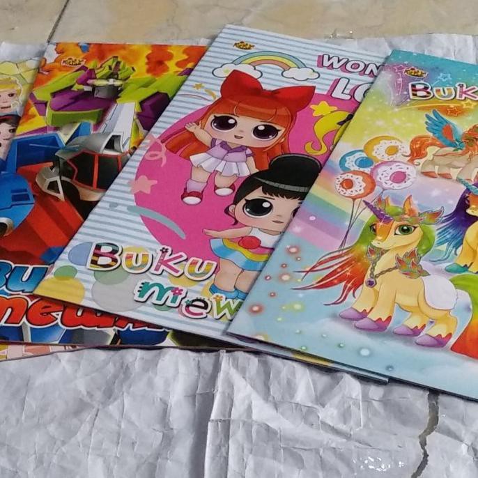 TOKOJUJUR BESAR Buku Mewarnai Anak Full Colour PAUD TK SD Gambar Menggambar Mainan Edukasi Anak Color FullColour FullColor