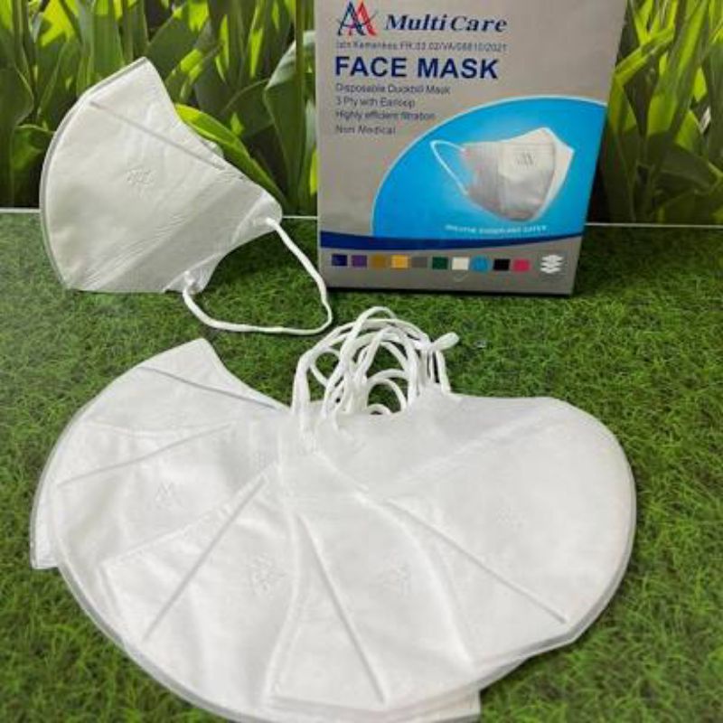 READY MASKER DUCKBILL MIRIP UTAMA MULTICARE MULTI CARE 3 PLY SUDAH KEMENKES ISI 50 LBR PER BOX