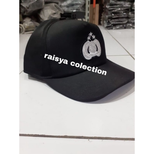 topi pilkep polisi kain model lama