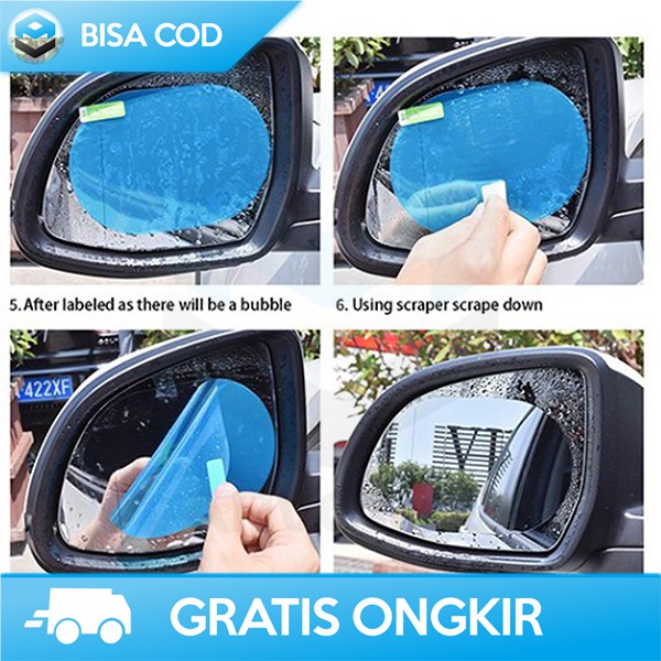 KACA FILM SPION ANTI AIR AKSESORIS PELINDUNG SPION MOBIL DARI HUJAN