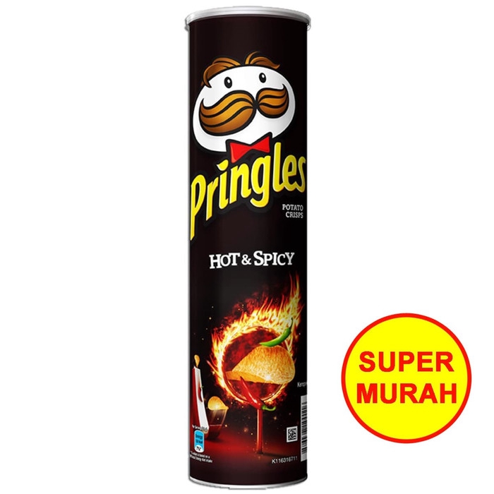 

Pringles Potato Chips Hot and Spicy 107 Gram / gr