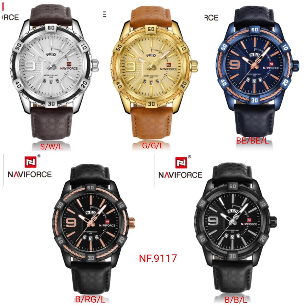 Jam Tangan Original Naviforce NF-9117M