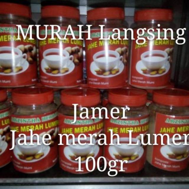 

JAHE MERAH LUMER