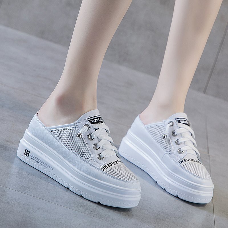 Sepatu Sandal Fashion Wanita Putih Import Cantik Sepatu Sendal Cewek Korea Murah SD-041