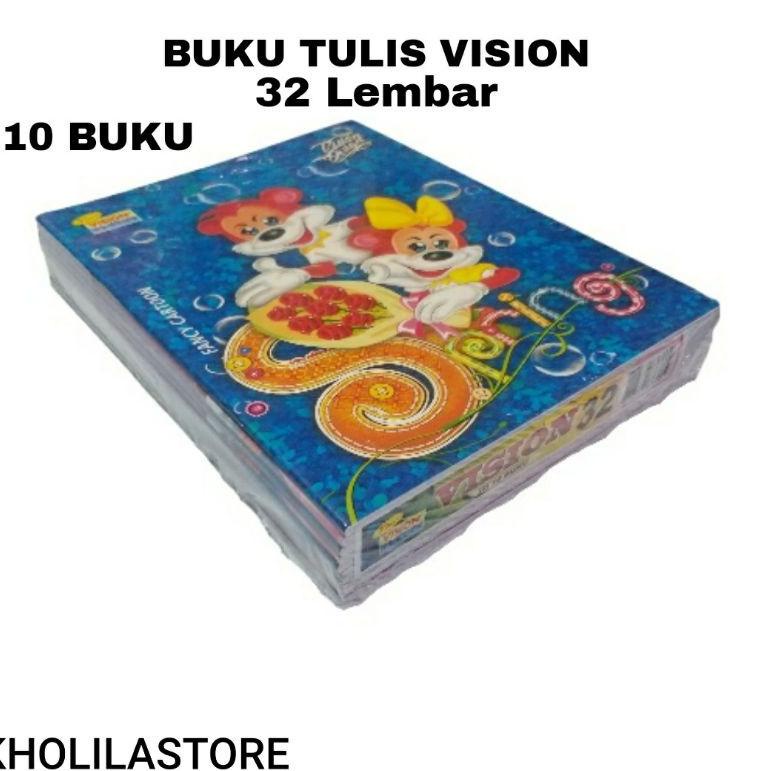 

(Z7P2) ★ BUKU TULIS VISION ISI 32 LEMBAR isi 10pcs //Lagi@viral