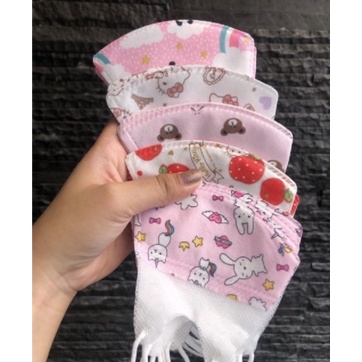 Masker Duckbil Anak Motif Campur Murah