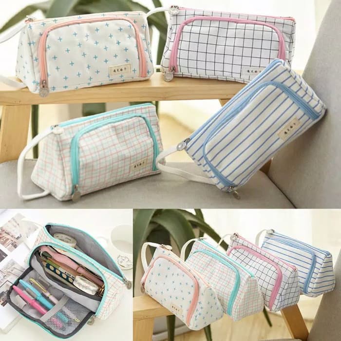 

Tempat Pensil Kapasitas Besar - Kotak Garis