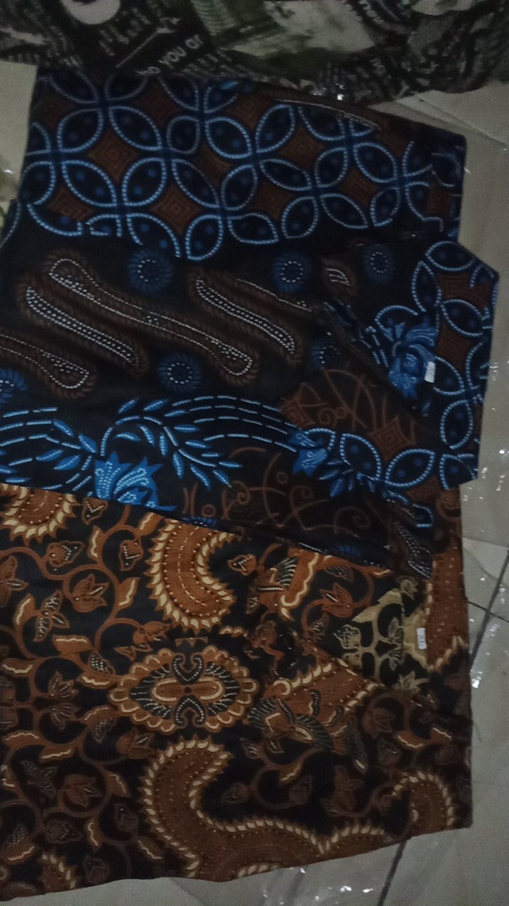 Kemeja Hem Batik Terviral Original No Kw Ready Seragam Harga Grosir