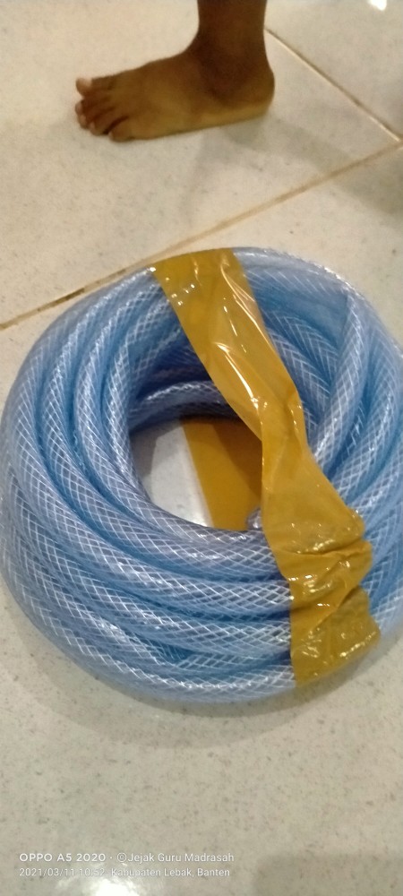 Selang Air 1/2 Permeter / Selang Air Taman / Transparan Hose / Selang Berbagai Inch / Gemuk